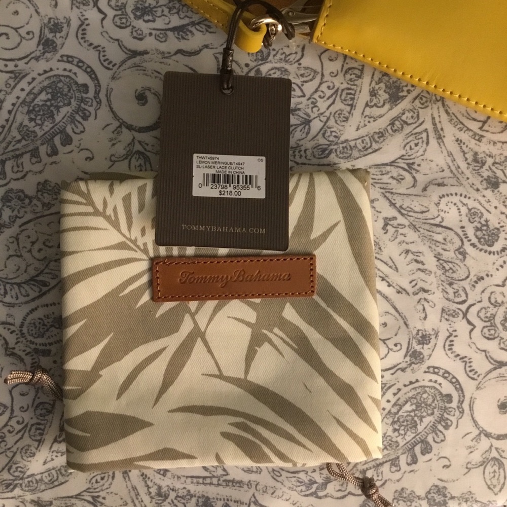 🆕 TOMMY BAHAMA Laser Lace Clutch - Picture 15 of 16